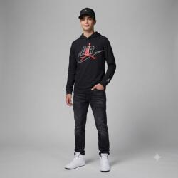 Nike mj jumpman air hooded ls l | Unisex | Tricouri | Negru | 95G341-023