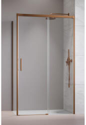 Radaway Cabina dus dreptunghiulara cu usa glisanta Radaway Idea Brushed Copper KDJ 130x120 cm, profil cupru periat (387043-93-01L/387054-93-01R)
