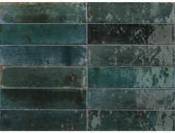 Marazzi Gresie exterior / interior portelanata albastra 6x24 cm, Marazzi Lume Blue Lux (M6RR)