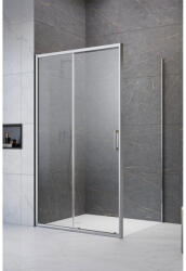 Radaway Cabina dus patrata cu usa glisanta Radaway Premium Pro KDJ 100x100 cm, profil crom (1015100-01-01R/1016100-01-01)