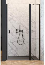 Radaway Usa dus batanta Radaway Nes Black DWJ II 110xH200 cm, montaj in nisa, profil negru (10036110-54-01L)