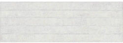 Marazzi Faianta baie / bucatarie rectificata alba 30x90 cm, Marazzi Work White Struttura Mold 3D (M135)