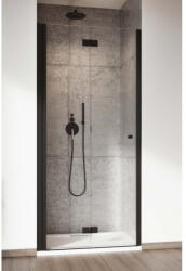 Radaway Usa dus plianta Radaway Nes Black DWB 80xH200 cm, montaj in nisa, profil negru (10029080-54-01R)
