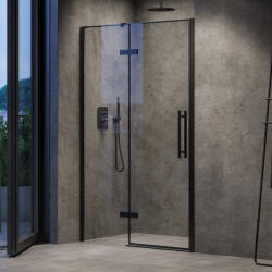 RAVAK Usa dus batanta Ravak Cool COSD2 110 110xH195 cm, montaj in nisa, profil negru (X0VVDC300Z1)
