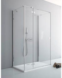 Radaway Cabina dus dreptunghiulara cu usa batanta si 2 pereti Radaway Fuenta Chrome KDJ+S 120x80x80 cm (1384024-01-01R/1384051-01-01/1384051-01-01)