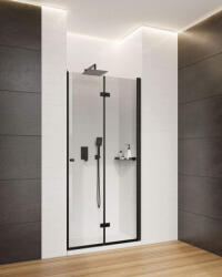 Deante Usa dus plianta Deante Kerria Plus 90xH200 cm, montaj in nisa, profil negru (KTSXN41P)