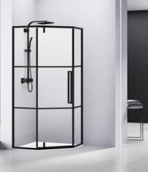 Belform Cabina dus pentagonala cu usa batanta Belform Infinity 80x80 cm (27CB2834)