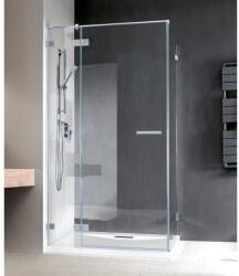 Radaway Cabina dus patrata cu usa batanta si perete fix Radaway Euphoria KDJ 100x100 cm (383612-01R/383240-01R/383052-01)