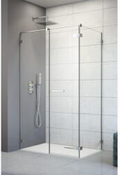Radaway Cabina dus dreptunghiulara cu usa batanta si perete fix Radaway Arta II KDS 120x80 cm (386521-03-01L/386106-03-01/386110-03-01)