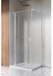 Radaway Cabina dus dreptunghiulara cu usa batanta si perete fix Radaway Nes KDJ II 80x75 cm (10032080-01-01R/10039075-01-01)