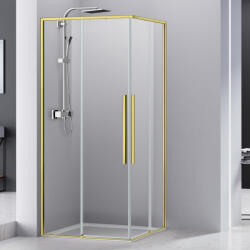 Belform Cabina dus patrata cu usi glisante Belform Fortuna 80x80 cm (27CB1815_GCL)