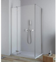 Radaway Cabina dus dreptunghiulara cu usa batanta 100 cm si perete lateral 120 cm Radaway Fuenta Chrome KDJ (1384040-01-01R/1384054-01-01)