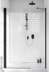 Radaway Usa dus batanta Radaway Nes 8 Black DWS I 130xH200 cm, montaj in nisa, profil negru (10078110-54-01L/10078113-01-01)