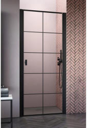 Radaway Usa dus batanta Radaway Nes 8 Black DWJ I Factory 90xH200 cm, montaj in nisa, sticla securizata 8 mm (10076090-54-55R)
