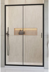 Radaway Usa dus glisanta Radaway Alienta Black DWJ 120xH190 cm montaj in nisa, profil negru (10260120-54-01)
