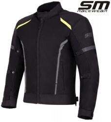 SM Racewear Geaca moto textila SM Racewear MeshTech - Barbati - Vara - Ventilata integral - Protectii CE - Negru (GTM023-LNE)