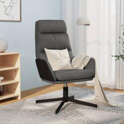 vidaXL Scaun de relaxare, gri închis, material textil GartenMobel Dekor (341149)