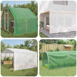 vidaXL Impatura cu ochiuri 2 buc. Verde 2 x 15 m 260 gsm PE GartenMobel Dekor (3429753)