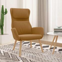 vidaXL Scaun de relaxare, maro, catifea GartenMobel Dekor (341359)