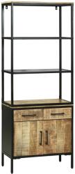 vidaXL Bufet cu sertar Maro 70 x 35 x 180 cm Lemn de mango solid GartenMobel Dekor (3310125) Comoda