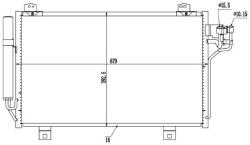 MTR Condensator, climatizare MTR 13054845 (13054845) - fixbox