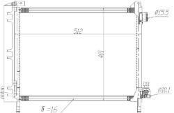 MTR Condensator, climatizare MTR 13054778 (13054778)