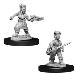 WizKids Pathfinder Battles Deep Cuts Unpainted Miniatures: Female Halfling Rogue (634482736951) Figurina