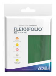 Ultimate Guard Flexxfolio 20 - 2-Pocket Green (C8789)