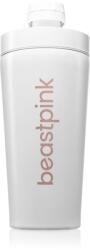BeastPink Steel shaker pentru sport culoare White 1 buc
