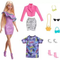 Mattel Barbie: Barbie divatos ruhákkal és kiegészítőkkel (HYT61) - jateknet