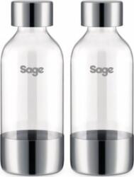 Sage Szóda készítő palackok SCA001BSS 0, 6l 2 darabos szett (SCA002BSS)