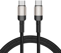 Tech-Protect Kábel töltéshez és adatátvitelhez TECH-PROTECT UltraBoost EVO, 2x USB Type-C, PD 100W, 5A, 2m, szürke