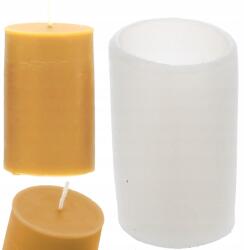 Chomik Szilikon gyertyaöntő forma sima henger 64152 (BEE2595)