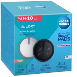 Canpol babies 3D Shaped Breast Pads Postpartum Pads egyszer használatos melltartóbetétek 60 db