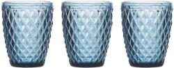 Tognana 3 darabos pohárkészlet, kék, 260 ml DIAMOND AZZURRO (N3585B26281)