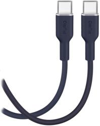 PURO Icon töltő- és adatkábel, 2x USB-C, 60W, 1.5m, sötétkék