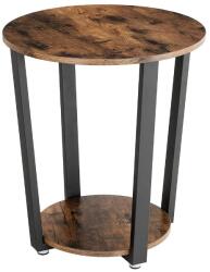Artenat Stella lerakóasztal, 57 cm, barna / fekete (SM0172)