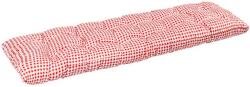 BellaTEX Párna padra 41 / 609 steppelt 40 × 150 piros kockás (11543)