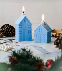 Aberto Design Candle Set (2 Pieces) Blue Ers1261