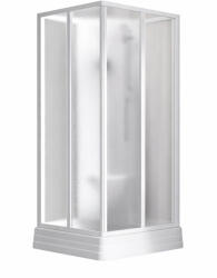 RAVAK Supernova cabină cu cădiță 80x80 cm pătrat alb luciu/ 82644112ZG (82644112ZG)