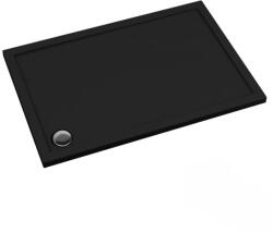 Schedline Sharper Black Mat cădiță de duș dreptunghiulară 100x80 cm negru 3S. S1P-80100/C/MG (3SS1P80100CMG)