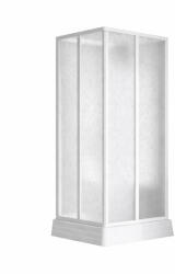 RAVAK Supernova cabină cu cădiță 80x80 cm pătrat alb luciu/material polistiren 8264411211 (8264411211)