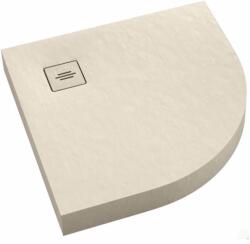 Schedline NonLimits Cashmere Stone cădiță de duș semirotundă 90x90 cm bej 3ST. N1O-9090/PK/ST-M1/PK/ST (3STN1O9090PKSTM1PKST)