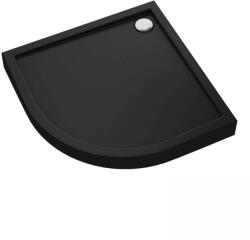 Schedline Cameron Black Mat cădiță de duș semirotundă 90x90 cm negru 3ST. C1O-9090/C/MG (3STC1O9090CMG)