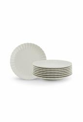 Hermia Cake Serving Set (6 Pieces) White BNLZF21DUS600
