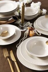 Hermia Dinner Set (18 Pieces) Cream VRN18Y4740