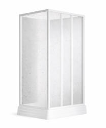 RAVAK Supernova cabină cu cădiță 90x90 cm pătrat alb luciu/material polistiren 8367711211 (8367711211)