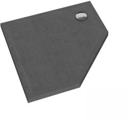 Schedline Sharper Grey Stone cădiță de duș pentagonală 80x80 cm gri 3S. S1PK-8080/S/ST (3SS1PK8080SST)
