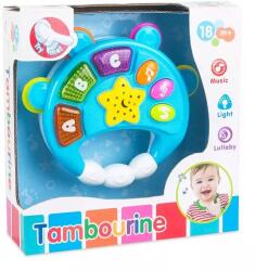 Man Yuk Toys Zenélő bébi csörgődob (65077) - pepita