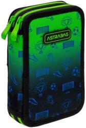 Astra Penar cu accesorii Astra Ombre Football - 2 fermoare (AS503026068) Penar